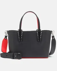 Christian Louboutin Shopper Cabata Mini aus Leder Schwarz