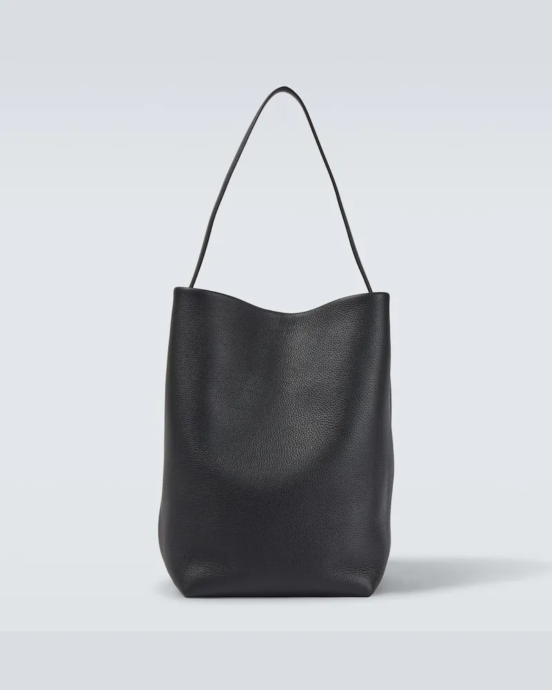 The Row Tote Bag N/S Park Large aus Leder Schwarz