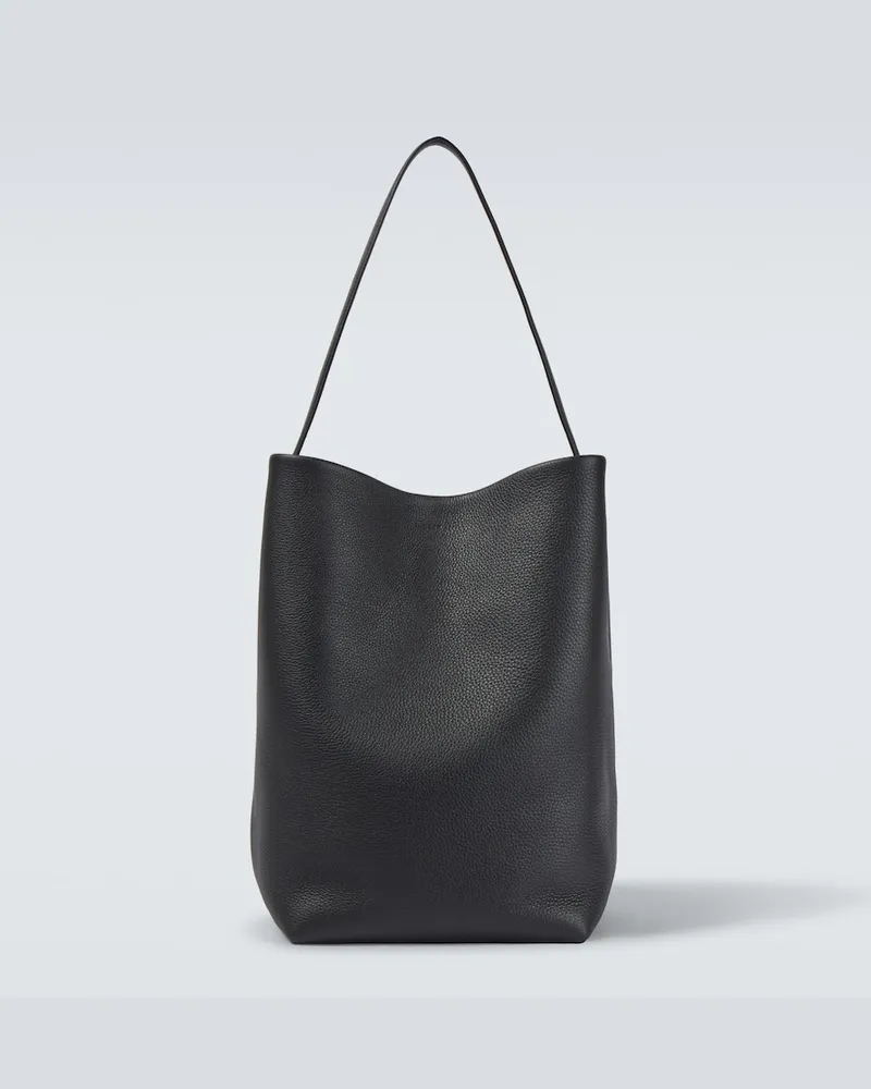 The Row Tote Bag N/S Park Large aus Leder Schwarz