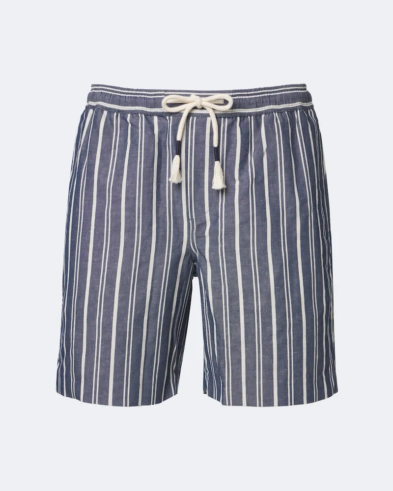 Orlebar Brown Shorts Sonoran aus Leinen und Baumwolle Blau