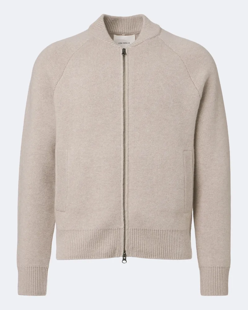 Lisa Yang Cardigan Fionn aus Kaschmir Beige