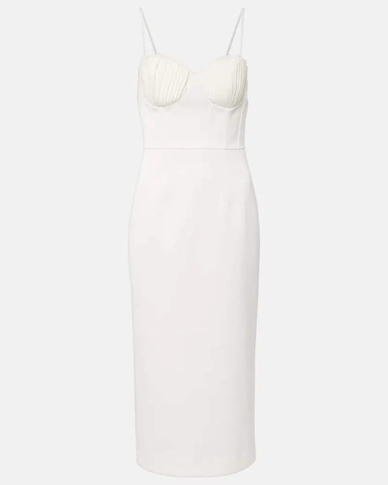 Rebecca Vallance Bridal Midikleid Delaney Weiß