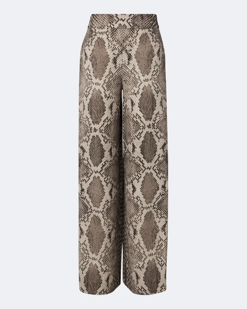 Joseph Weite Hose Rita aus Satin-Twill Beige