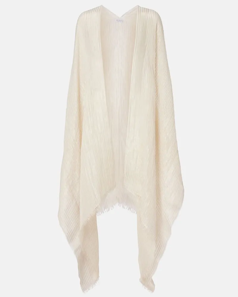 Brunello Cucinelli Cape aus einem Leinengemisch Beige