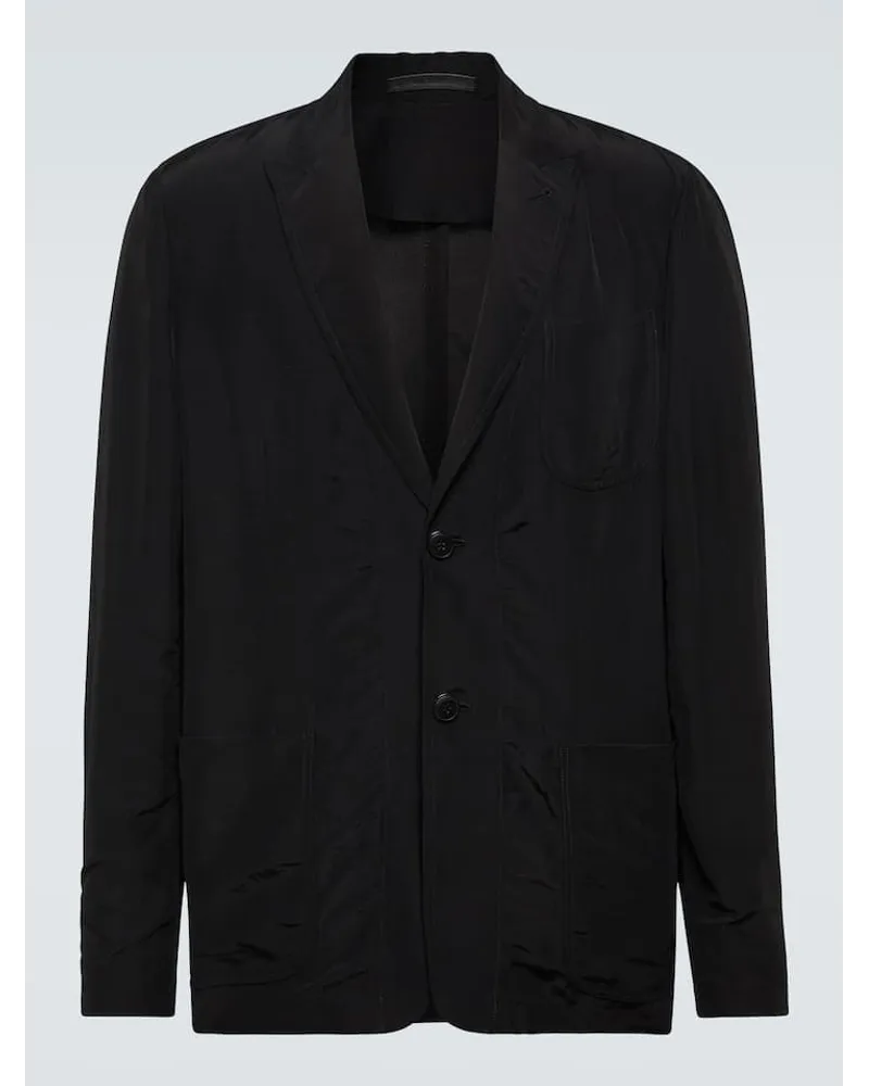 Giorgio Armani Oversize-Blazer Schwarz