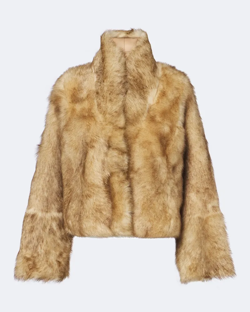 Arma Jacke Mooney aus Shearling Beige