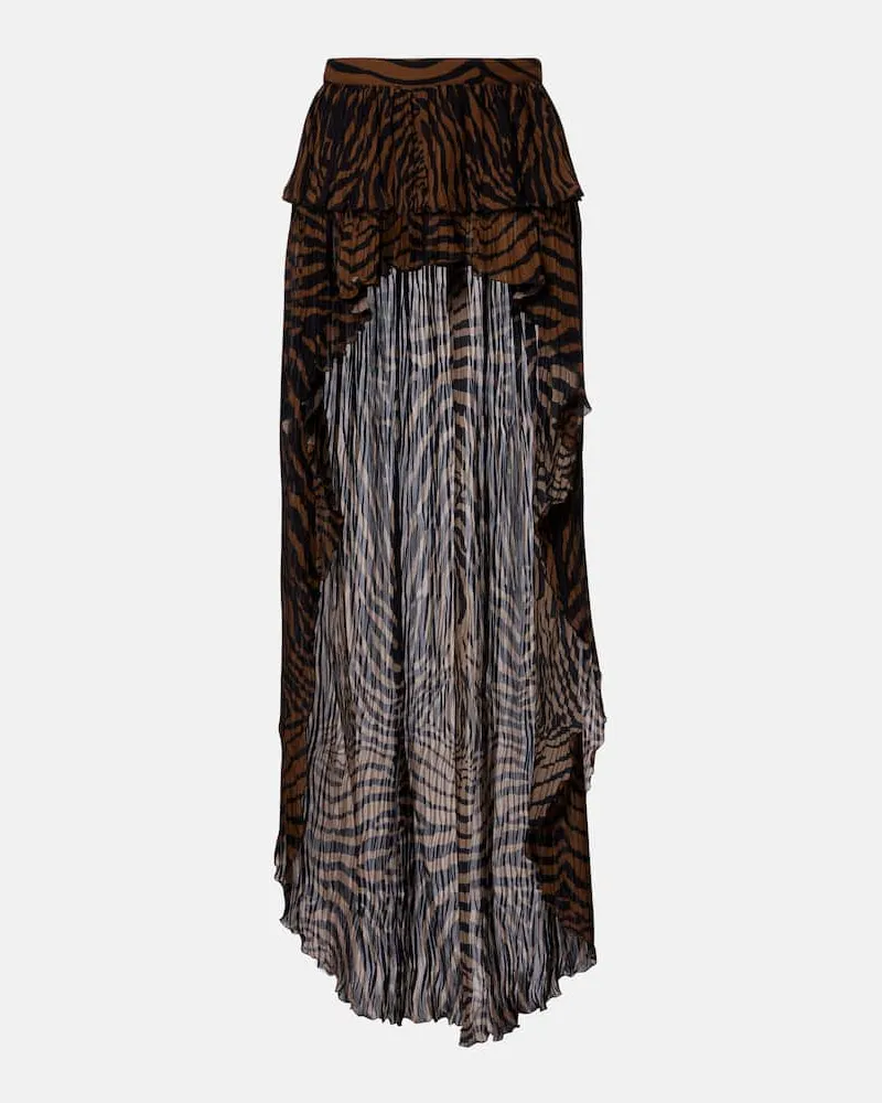 Blumarine Bedruckter Minirock Braun