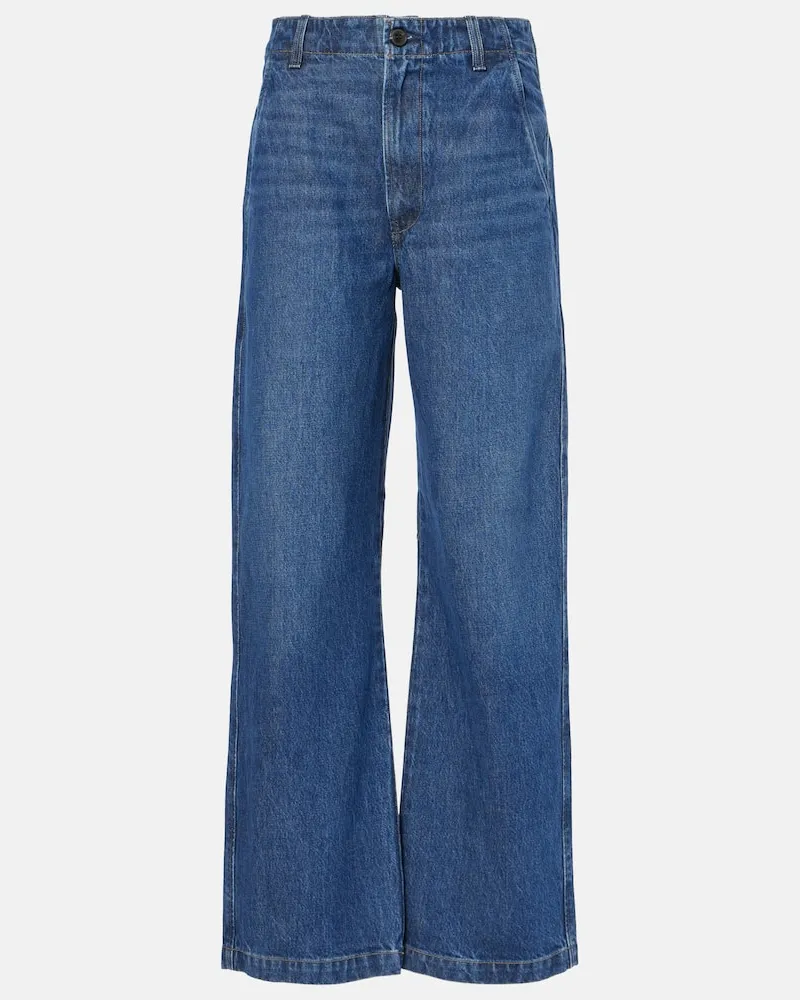Citizens of humanity High-Rise Wide-Leg Jeans Adjani Blau