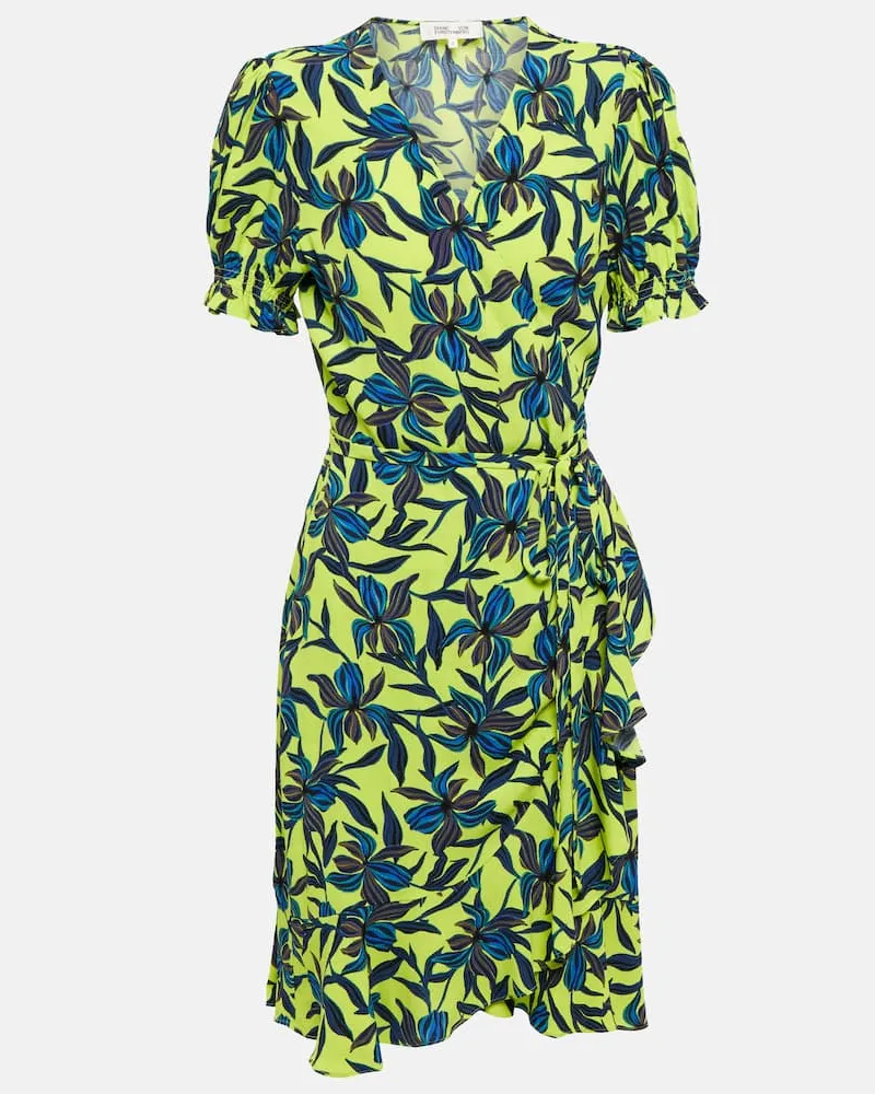 Diane von Furstenberg Bedrucktes Minikleid Grün
