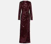 Robe mit Pailletten