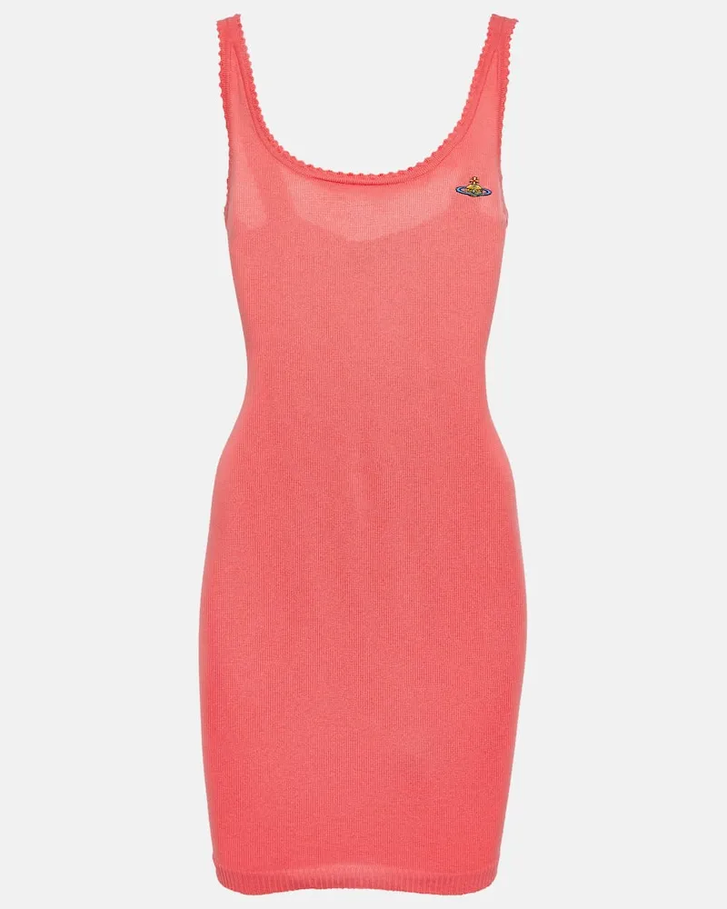 Vivienne Westwood Minikleid Dolce aus Baumwolle Rosa