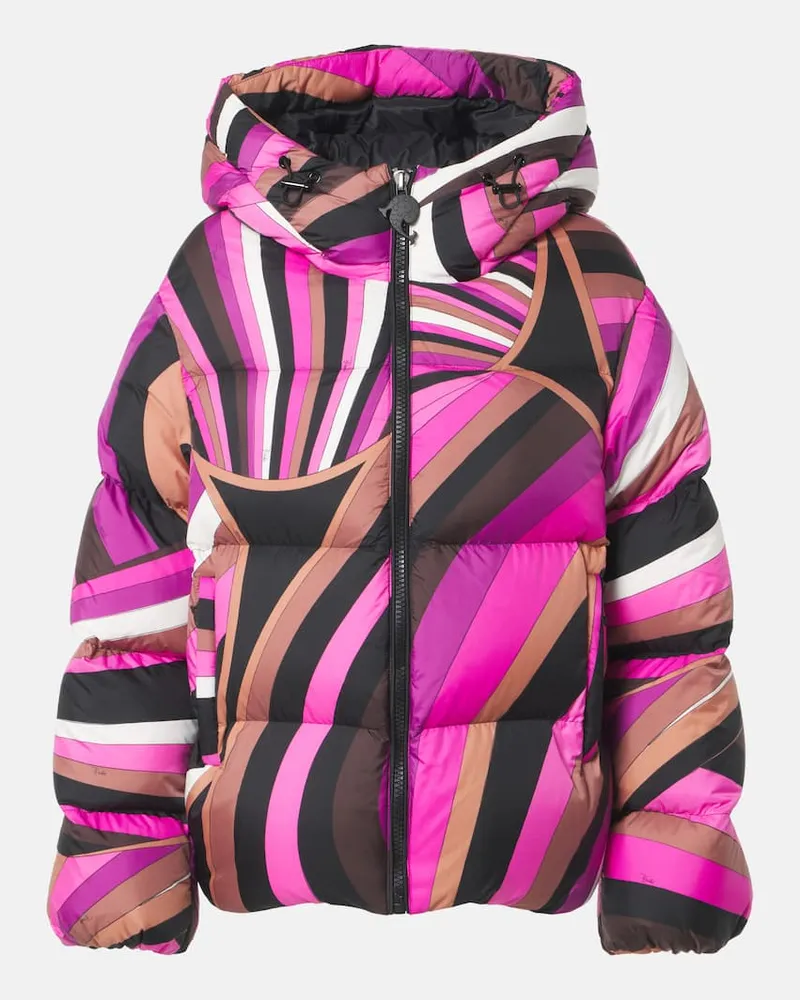 Emilio Pucci Daunenjacke Iride Pink