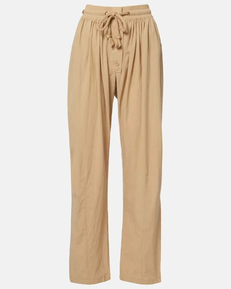Isabel Marant Weite Hose Falcona Beige