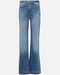 7 for all mankind High-Rise Flared Jeans Modern Dojo Blau