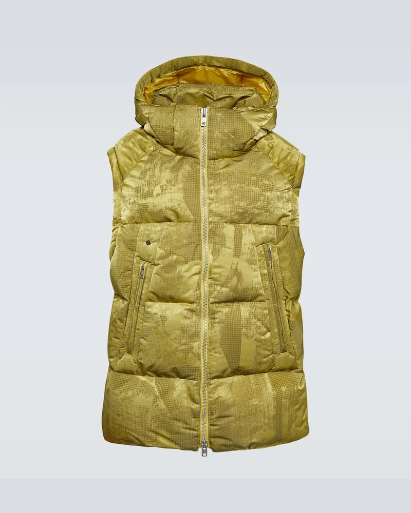 Y-3 Daunenweste Gelb