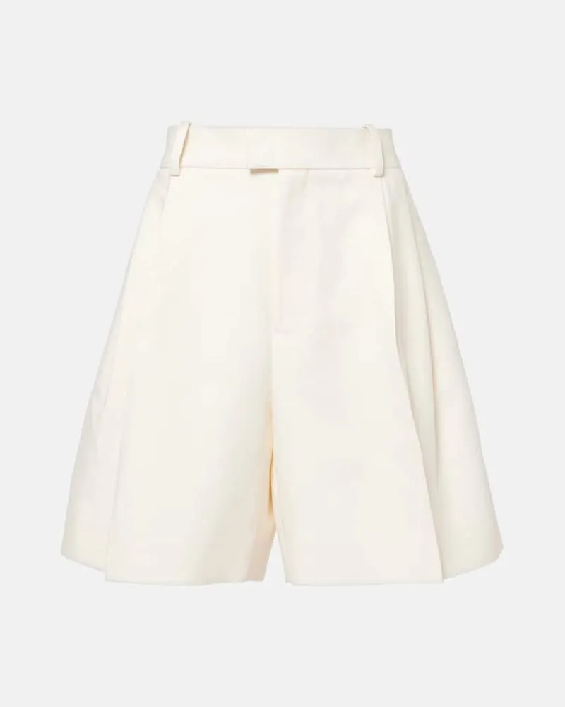 Jil Sander Bermuda-Shorts aus Baumwolle Weiß