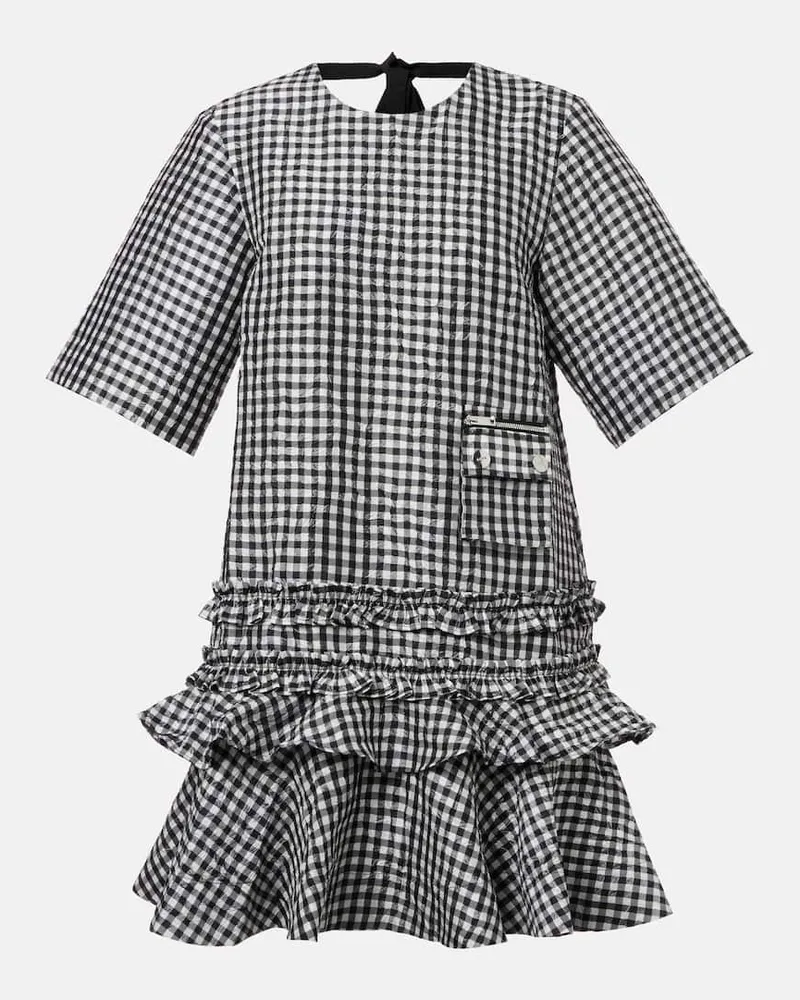 Ganni Minikleid Schwarz