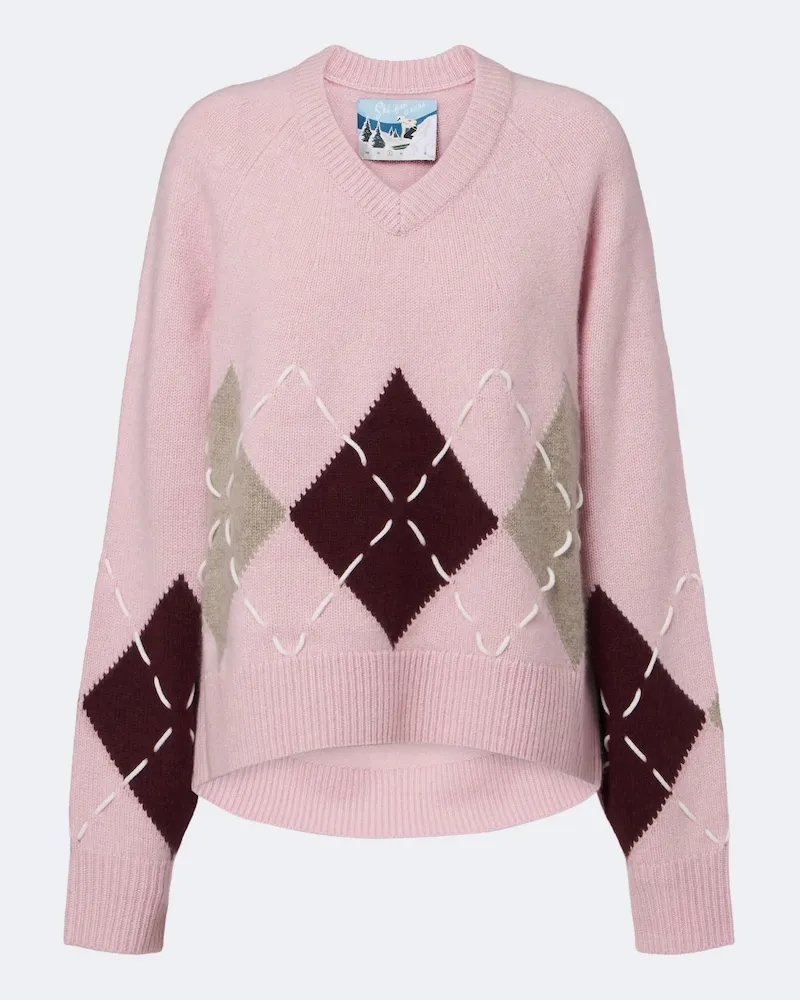 arch4 Pullover Sloane aus Kaschmir Rosa