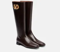 Ankle Boots VLogo Signature aus Leder
