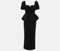 Midikleid aus Samt
