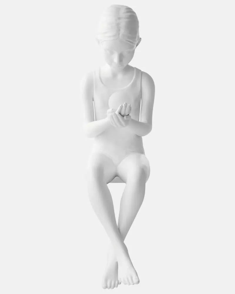 Seletti Tischleuchte Innerglow Girl Mini by Marcantonio (EU-Stecker Weiß