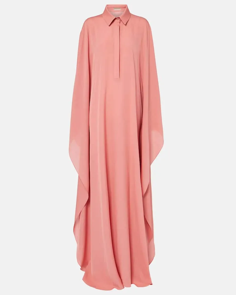 Elie Saab Kaftan aus Seide Pink