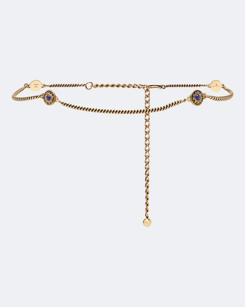 Etro Verzierter Kettengürtel Gold