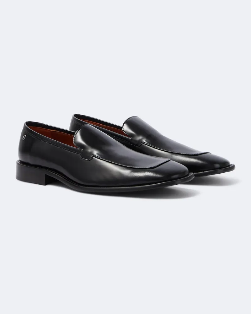 Acne Studios Loafers aus Leder Schwarz