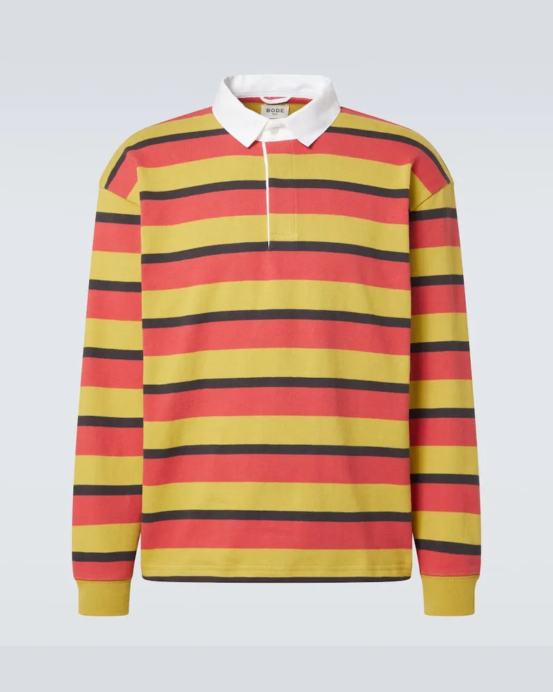BODE Polopullover Rec aus Baumwolle Multicolor