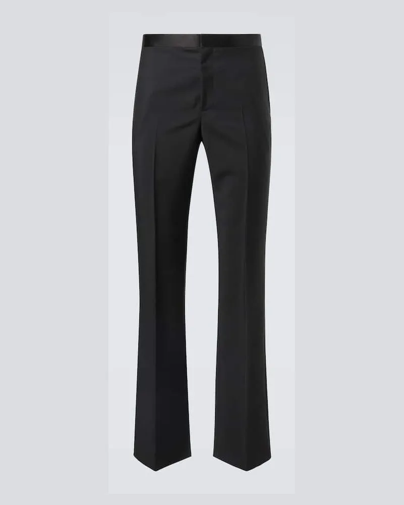 Givenchy Smokinghose aus Wolle und Mohair Schwarz