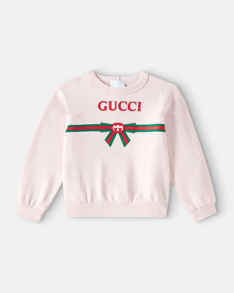 Gucci Sweatshirt aus Baumwolle Rosa
