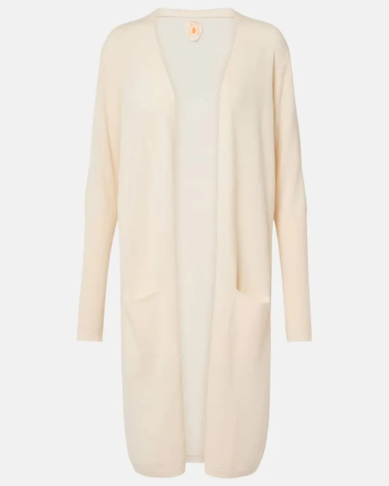 Jardin des Orangers Cardigan aus Wolle und Kaschmir Beige