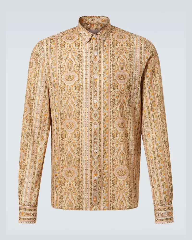 Valentino Garavani Hemd aus Baumwolle Multicolor