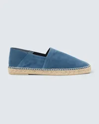 Tom Ford Espadrilles Barnes aus Veloursleder Blau