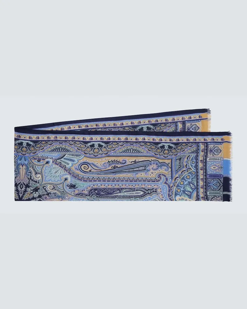 Etro Schal Blau