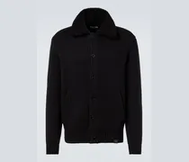 Cardigan aus Kaschmir mit Shearling