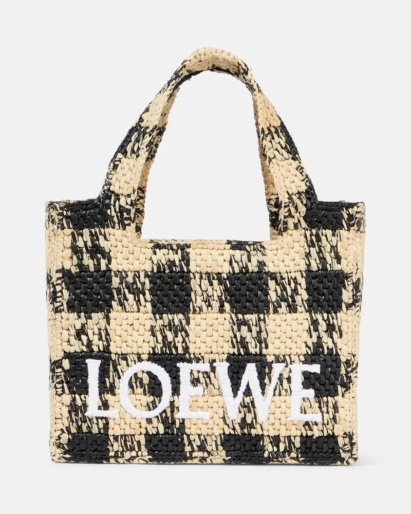 Loewe Paula's Ibiza Tote Bag Loewe Font Small Beige