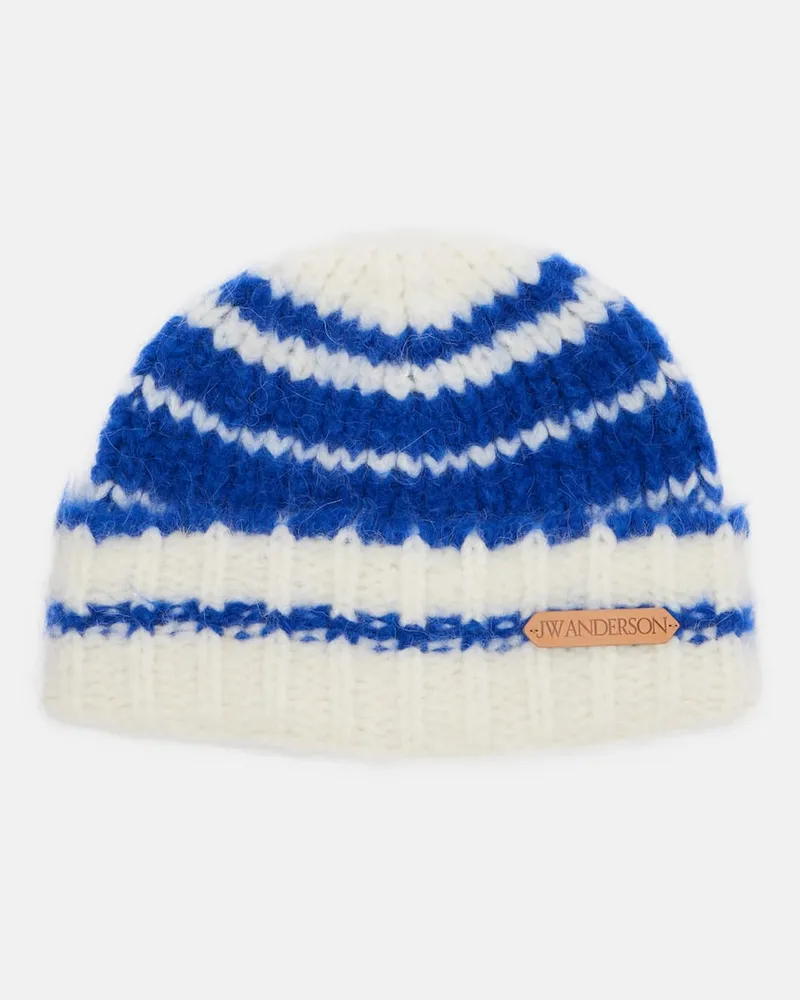 J.W.Anderson Mütze aus einem Alpakawollgemisch Weiß