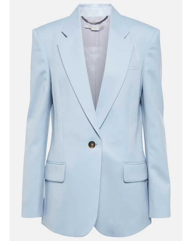 Stella McCartney Blazer aus Wolle Blau