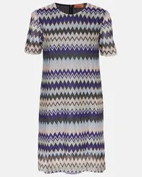 Missoni Minikleid aus Haekelstrick Multicolor