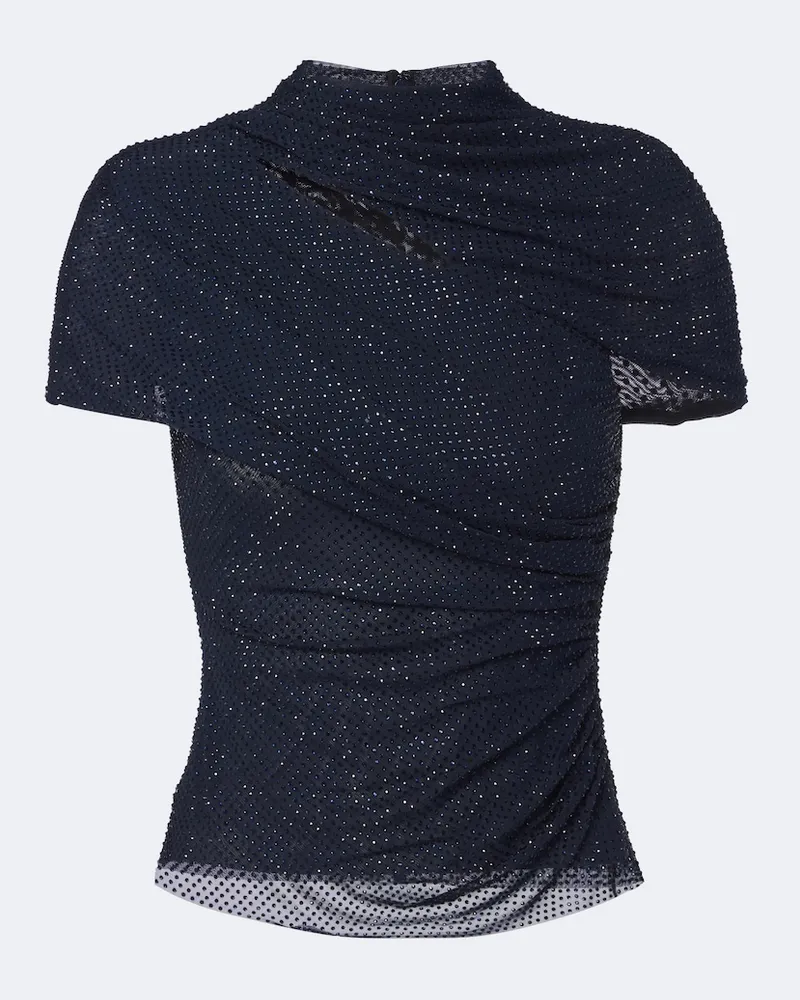Self-Portrait Verziertes Top Blau