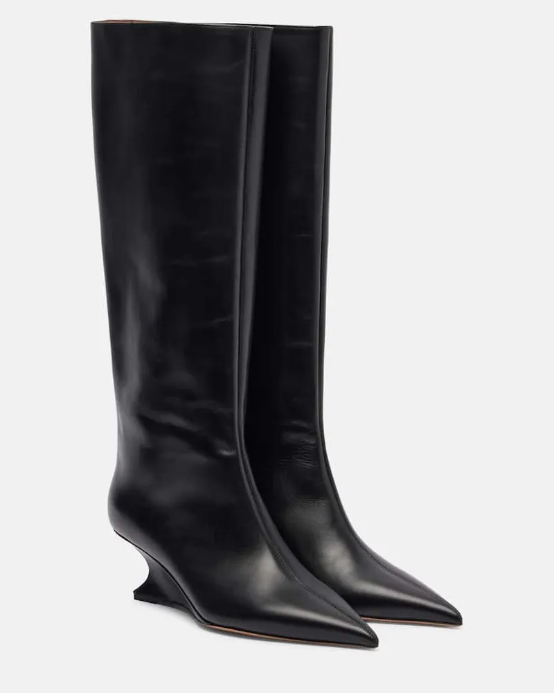 Paris Texas Stiefel Nina 50 aus Leder Schwarz