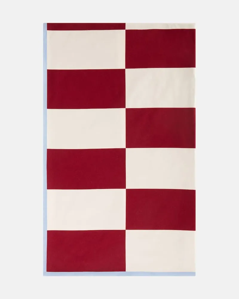 La DoubleJ Tischdecke Contrada Bordeaux Medium Burgund