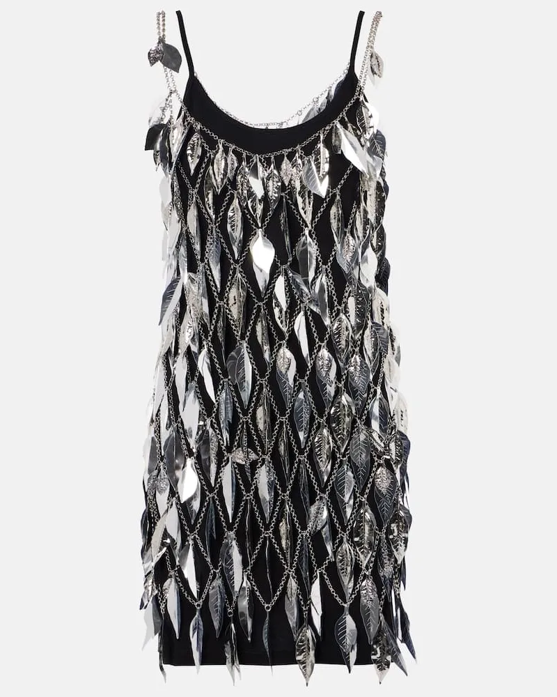 Paco Rabanne Minikleid Silber