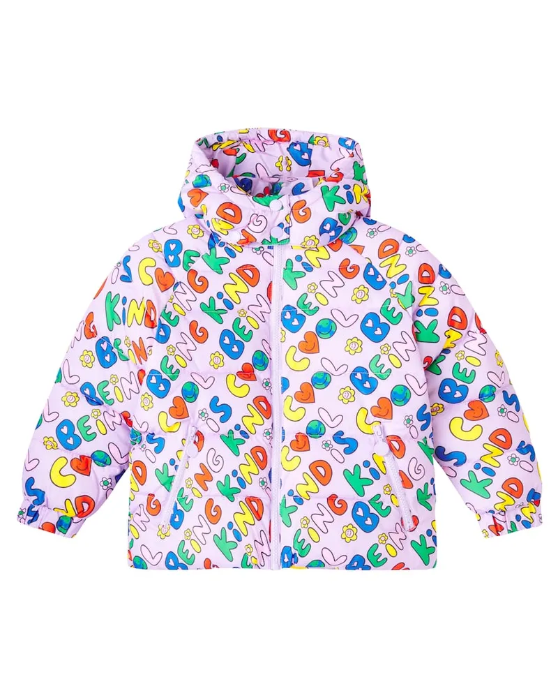 Stella McCartney Kids Bedruckte Steppjacke Multicolor