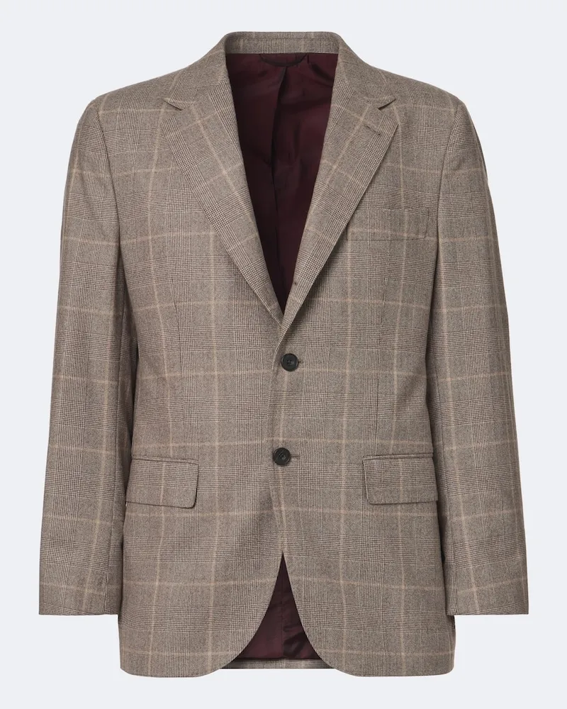 Rubinacci Blazer aus Schurwolle Braun