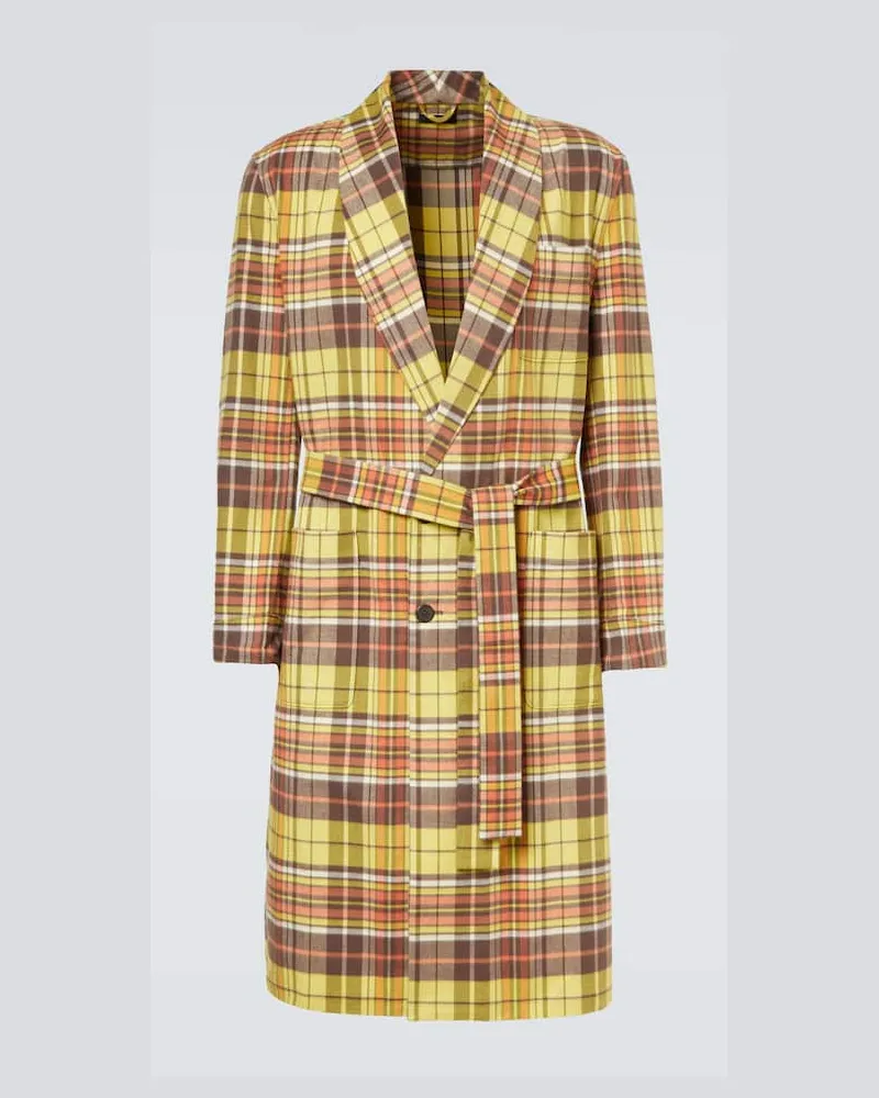 Prada Mantel aus Baumwolle Gelb