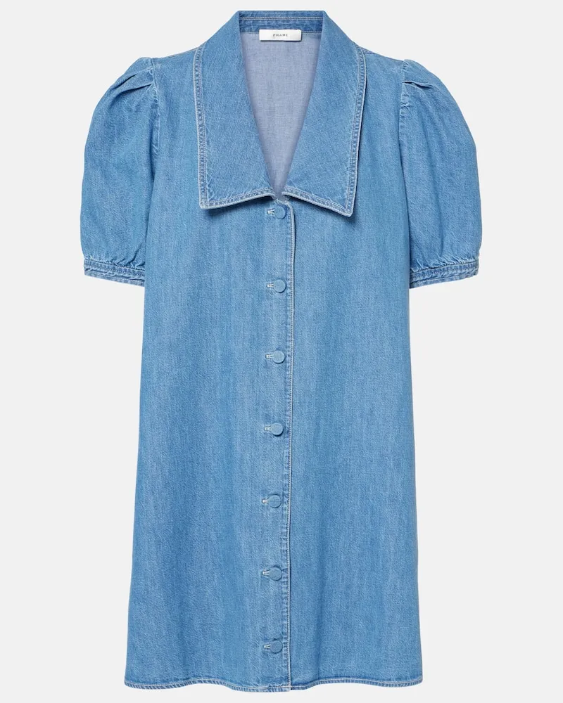 Frame Denim Minikleid Sailor aus Denim Blau