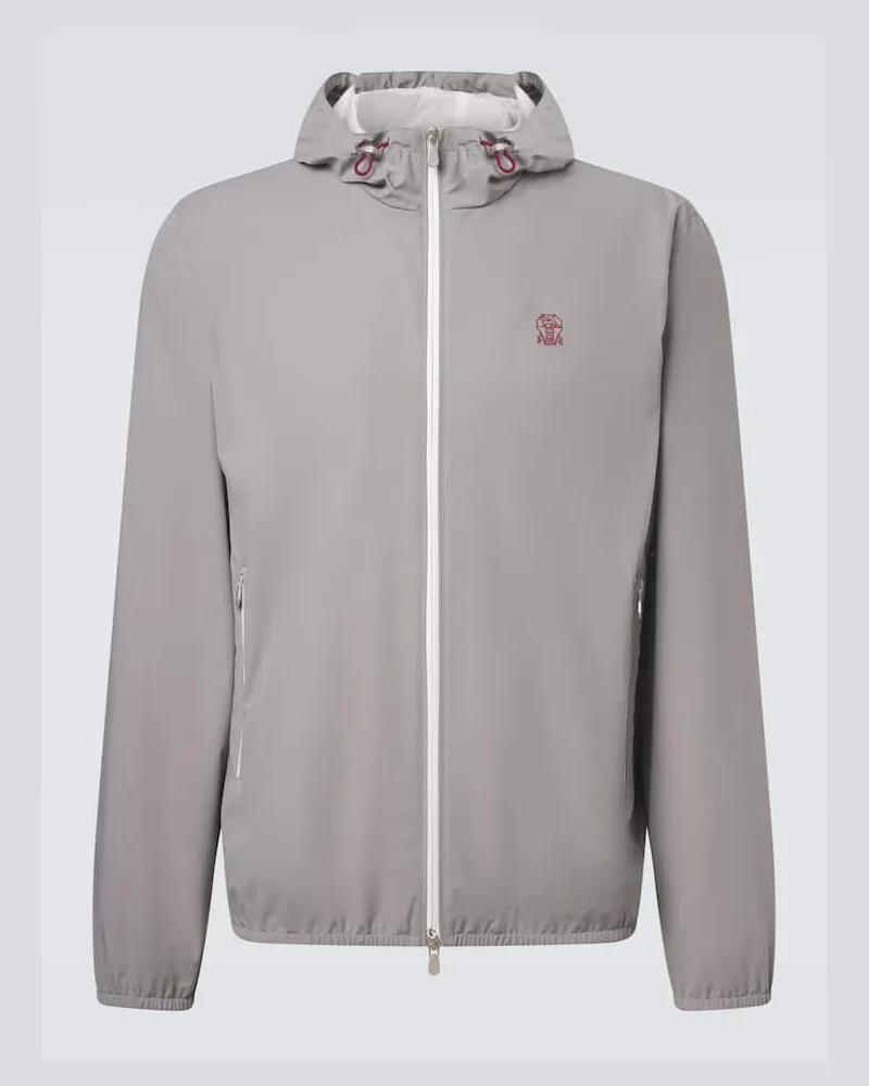 Brunello Cucinelli Jacke Grau