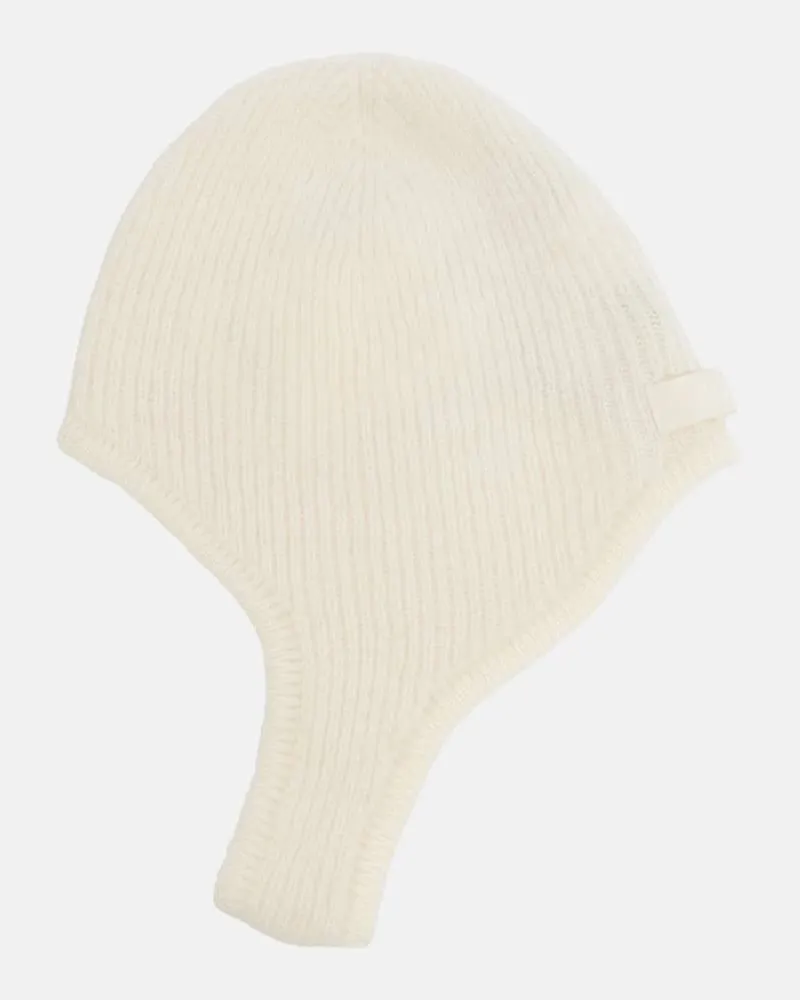 Jacquemus Kapuze Gros Grain aus einem Alpakawollgemisch Weiß